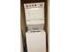 Stackable washer and dryer in a convenient laundry closet at 8010 Tuscany Way # 5308, Davenport, FL 33896