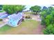 Aerial view of a waterfront property with lush greenery at 4920 Old Lucerne Park Ne Rd, Winter Haven, FL 33881