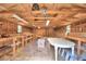 Large workshop with built-in workbenches and storage at 4920 Old Lucerne Park Ne Rd, Winter Haven, FL 33881