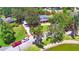 Aerial view of house and property, showcasing large lot at 1950 El Paso Trl, Bartow, FL 33830