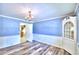 Bright dining room featuring hardwood floors and a chandelier at 1950 El Paso Trl, Bartow, FL 33830