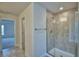 Modern bathroom with a large walk-in shower at 4073 Tullamore Ln, Auburndale, FL 33823