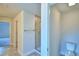 Small bathroom with toilet and shower at 4073 Tullamore Ln, Auburndale, FL 33823