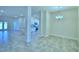 Open dining area with kitchen views and tile flooring at 2123 Cartgate Lane, Winter Haven, FL 33884