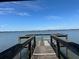 Serene view from lakeside dock at 1876 Eloise Cove Dr, Winter Haven, FL 33884