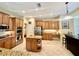 Large kitchen featuring an island, ample cabinetry, and stainless steel appliances at 1876 Eloise Cove Dr, Winter Haven, FL 33884