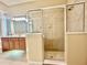 Large walk-in shower with glass enclosure in a modern bathroom at 1876 Eloise Cove Dr, Winter Haven, FL 33884