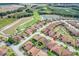 Wide aerial view of community and golf course at 4568 Back Nine Dr, Winter Haven, FL 33884