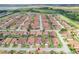 Aerial view showing the location of the house within a residential community at 4568 Back Nine Dr, Winter Haven, FL 33884
