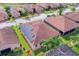 Aerial view of property showing location and solar panels at 4568 Back Nine Dr, Winter Haven, FL 33884