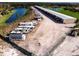 Aerial view of RV storage facility with many spaces at 4568 Back Nine Dr, Winter Haven, FL 33884