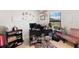 Home office with a desk, computer, and ample storage at 6421 Alamanda Hills Dr, Lakeland, FL 33813