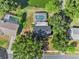 Aerial view showing house, pool, and surrounding landscape at 3245 Cross Fox Dr, Mulberry, FL 33860