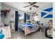 Cozy bedroom with a double bed and window views at 4353 Dinner Lake Dr, Lake Wales, FL 33859