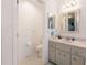 Small bathroom with toilet and vanity at 4353 Dinner Lake Dr, Lake Wales, FL 33859
