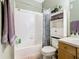 Clean bathroom with tub and shower combo at 8105 Coconut Palm Way # 204, Kissimmee, FL 34747