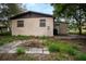 Backyard of the house with patio and small shed at 2920 Gause St, Bartow, FL 33830