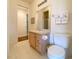Bathroom with toilet, sink, and vanity at 3093 Dunmore Dr, Lake Wales, FL 33859