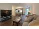 Living room with hardwood floors and sofa at 3093 Dunmore Dr, Lake Wales, FL 33859