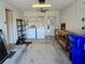Garage with washer, dryer, workbench, and extra storage at 3130 Prairie Dunes W Cir, Lakeland, FL 33810
