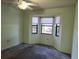 Bedroom with bay window and ceiling fan at 3130 Prairie Dunes W Cir, Lakeland, FL 33810
