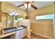 Bathroom with double vanity and shower at 1955 W Lake Hamilton Dr, Winter Haven, FL 33881