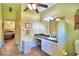 Bathroom with vanity, sink, and mirror at 1955 W Lake Hamilton Dr, Winter Haven, FL 33881