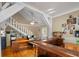 Home office with built-in bar and upstairs loft at 319 N Wales Dr, Lake Wales, FL 33853