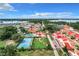 Wide aerial view of the property and surrounding neighborhood at 4 Casarena Ct, Winter Haven, FL 33881