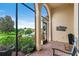 Inviting screened porch with brick flooring, offering a relaxing outdoor space at 4496 Strathmore Dr, Lake Wales, FL 33859