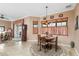 Bright breakfast nook with a view to the backyard at 4496 Strathmore Dr, Lake Wales, FL 33859
