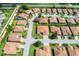 Community overview showcasing numerous homes and green spaces at 4496 Strathmore Dr, Lake Wales, FL 33859