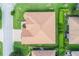 Direct overhead aerial view of house and surrounding neighborhood at 4496 Strathmore Dr, Lake Wales, FL 33859