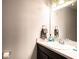 Small bathroom with vanity and single sink at 997 Pearly Ridge Ln, Lakeland, FL 33809