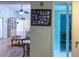 View into bathroom with frosted glass door at 15 Winterset Dr, Winter Haven, FL 33884