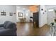 Living room with hardwood floors and an open floor plan at 169 Violet Ct, Kissimmee, FL 34759