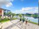 Enjoy the lake view from this tranquil patio area at 2505 Salzburg Loop, Winter Haven, FL 33884