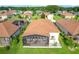 Aerial view of a single Gathering home with screened lanai at 2505 Salzburg Loop, Winter Haven, FL 33884