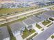Aerial view of a row of houses in a residential area at 460 Boardwalk Ave, Haines City, FL 33844