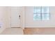 Front entry door with updated hardware at 460 Boardwalk Ave, Haines City, FL 33844