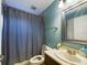 Clean bathroom with shower/tub combo, toilet and vanity at 5219 Mystic Point Ct, Orlando, FL 32812