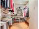 Large walk-in closet with ample shelving and hanging space at 2741 Edwards Rd, Haines City, FL 33844
