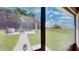 View of backyard from screened porch at 1067 Snively Cir, Lake Hamilton, FL 33851