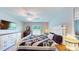 Large bedroom with a queen-size bed and ample closet space at 1067 Snively Cir, Lake Hamilton, FL 33851