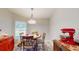 Casual breakfast nook with table and chairs for everyday dining at 1067 Snively Cir, Lake Hamilton, FL 33851