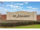 Lake Juliana Estates community entrance sign at 329 Lake Vista Dr, Auburndale, FL 33823