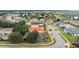 Aerial view showcasing the community's location and homes at 329 Lake Vista Dr, Auburndale, FL 33823