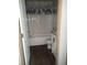 Clean bathroom with a tub and shower, vanity, and toilet at 1815 Christy Ln, Lakeland, FL 33801