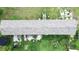 Aerial view of a mobile home roof and surrounding yard at 1815 Christy Ln, Lakeland, FL 33801