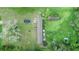 Bird's-eye view of a mobile home and surrounding yard at 1815 Christy Ln, Lakeland, FL 33801